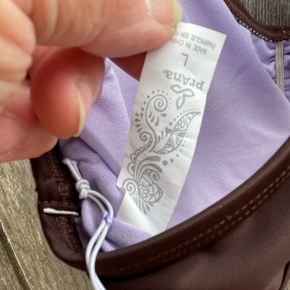 Prana Vero Bikini/ Yoga Top New with Tags Size Large Size Chart in Photos - Picture 11 of 15